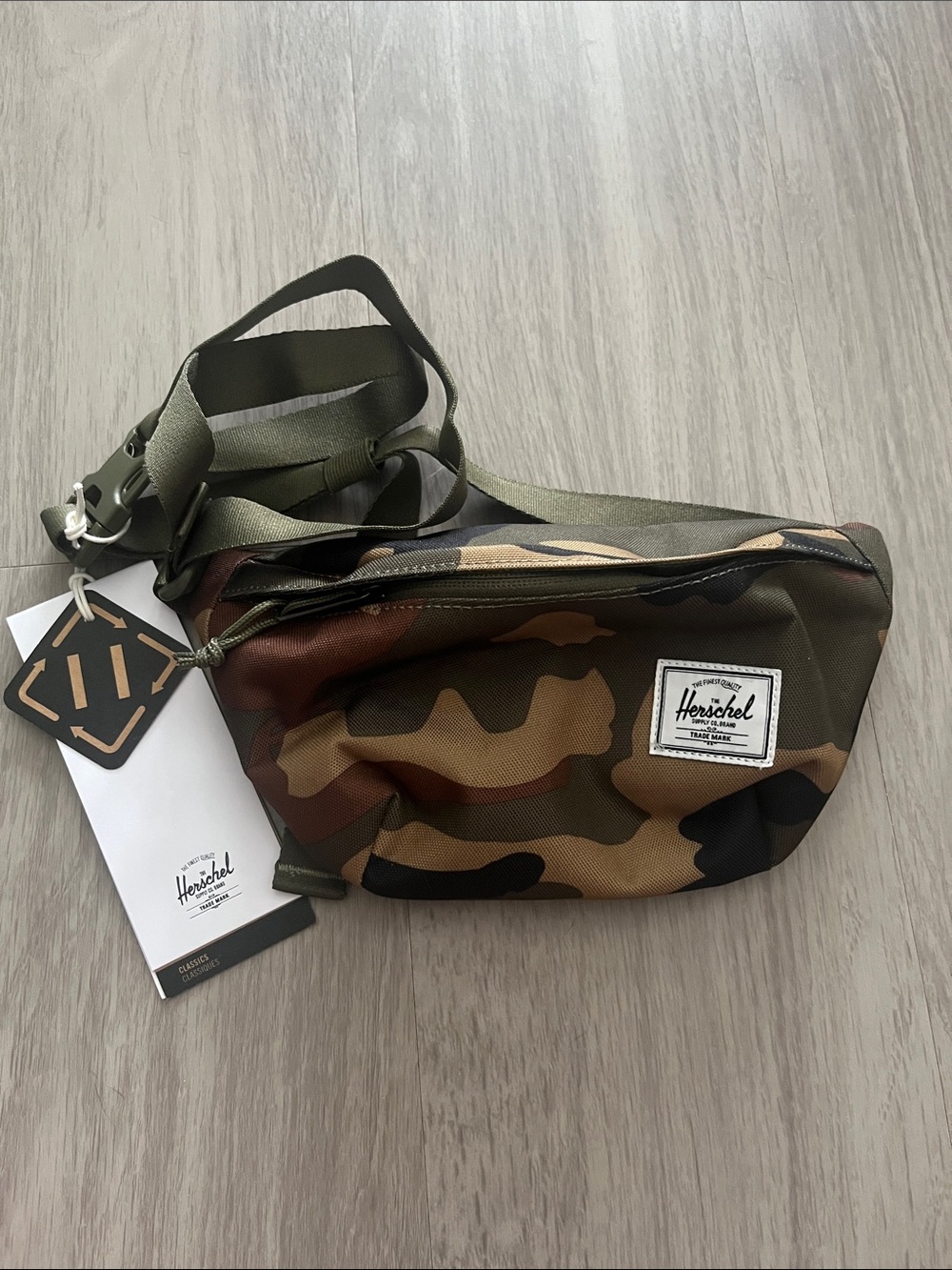Herschel Supply Co. Camo Belt Bag in Green, Brown, Black Bag #2